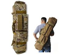 JIXYLN Double Long Rifle Case, Rifle Backpack Shotgun Bag, Soft Padded Rifle Bfirearm Storaand Transportatrifle Cases