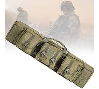 JIXYLN Double Long Rifle Gun Soft Gun Bgun Case Integrated and Magazine Storabackpack Rifle Bags for Shooting Range/Green/93Cm