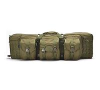JIXYLN Double Rifle Case,Soft Padded Carbine Gun Bag/Green/108Cm