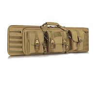 JIXYLN Double Rifles Gun Blong Rifle Case Rifle Bgun Bags Protects Carbine and Soft Rifle Case Rifle Bags/Brown/140Cm