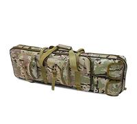 JIXYLN Long Soft Rifle Case,Outdoor Carbine Cases,Double Rifle Backpack & Padded Rifle Bag,Air Rifle Gun Slip Bgun Ranbag/Camoufle/120Cm/47Inch