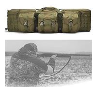 JIXYLN Rifle Cases Rifle Case Rifles and Bairsoft Backpack Gun Carrying Case Double Long Gun Bag/Green/108Cm