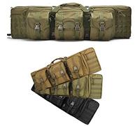 JIXYLN Rifle Cases Soft Double Rifle Case Long Gun Bhunting Rifle Case Gun Backpack Shooting Bags/Green/118Cm