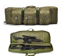 JIXYLN Soft Double Rifle Bag Tactical Long Rifle Backpack, 95/105/118/140 cm Rifle-Case Soft Shotgun-Bag Gun-Cases Perfect for Rifle Pistol Firearm Storage and Transportation,Green-42in/106cm
