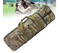 JIXYLN Soft Rifle Case 85/100/120 cm Padded Shotgun Gun Bag Padded Scoped Long Shotgun Case Tactical Hunting Shooting Range Sports Storage Bag Adjustable Shoulder Strap,CP-85cm/33in