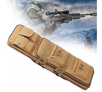 JIXYLN Soft Rifle Case Tactical Rifle Bag Gun Case for Hunting Shooting 85/100/120 cm Waterproof Long Pistol Gun Storage Bag for Hunting Shooting Transportation Storage,Khaki-120cm/47in