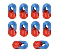 jiyaohui 20Pcs Climbing Rope Net 12mm Plastic Connector Net Buckle Climbing Accessories for Outdoor Swing Climbing Rope Parts