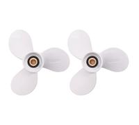 jiyaohui 2Pcs 7 1/2X7 for 4Hp 5Hp 6Hp for 9 Tooth Spine Propellers Outboard Boat Motors Marine Propeller 6E0-45943-01-El