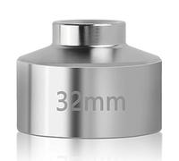 jiyaohui 32mm Socket-Oil Filter Wrench Tool,Steel Quickly Oil Filter Removal Tool,3/8Inch Drive Oil Filter Socket Tool