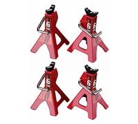 jiyaohui 4X 6 Ton Simulated Jack Metal Mini Jack Stands Decoration for TRX4 Axial SCX10 CC01 D90 D110