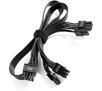jiyaohui PSU VGA Male to Dual PCIe 8 (6+2) Pin Male PCIE GPU Power Cable for G+G2 G3 G5 GA B3 B5 T2 Modular Power Supply