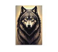 JIYAYCU Animal Poster Wolves of Iran Decorative Painting Canvas Art Picture 12x18inch(30x45cm)