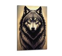 JIYAYCU Animal Poster Wolves of Iran Decorative Painting Canvas Art Picture 16x24inch(40x60cm)
