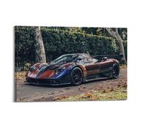 JIYAYCU Hypercar Poster Zonda Race Car Super Car Decorative Painting Canvas Art Picture 20x30inch(50x75cm)