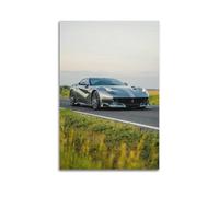 JIYAYCU Sport Car Poster F12 Berlinetta Super Car Decorative Painting Canvas Art Picture 24x36inch(60x90cm)
