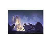 JIYAYCU Vintage Angel Poster Angels of Sorrow Decorative Painting Canvas Art Picture 16x24inch(40x60cm)