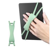 Jiyeo Comfortable Hand Strap Holder for 4.7-8" Kindle,Secure Lightweight Finger Grip Holder for Reading in Bed Stretchable Reading Belt for Kindle Paperwhite Oasis Kobo E-Books Tablets Matcha