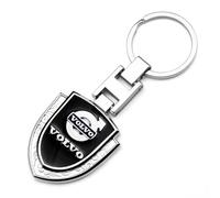 JIYIFAN Car Keychain for Volvo C30 C40 C70 EX30 S40 S60 S80 S90 XC40 XC60 XC70 XC90 Rdesign, Key Ring Chain Keychain Auto Key Fob Wristlet Keyrings Car Accessories Family,Silver