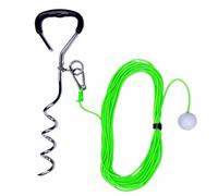 JIYIHENKEAI Golf Training Tool, Swing Training Toolsfor Beginners to Quickly Practice Swing in The Backyard, No Need to Pick Up with 15 Meters Elastic Rope(Green)