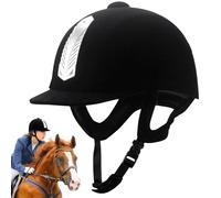 JIYIHENKEAI Horseback Riding Headgear，Protective Safety Cap, Adjustable Equestrian Helmet, Rider Protection, Horse Sport Head Shield, Ventilated Equestrian Practice Headwear With Various Sizes(62cm)