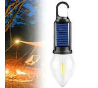 JIYIHENKEAI Solar Rechargeable Hooked Camping Light, Portable Tent Lights LED Lamp Waterproof, Outdoor Tent Camping Vintage Light, for Hiking, Party,Camping, Fishing, Power Failure(Heart shape,1pc)