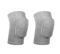 JIYIN 1 Pair Elbow Pads with Thicken Sponge Pad, Grey Breathable Protective Volleyball Elbow Pads Fitness Arm Knee Protector Volleyball Sponge Support for Kids Men Women Elderly