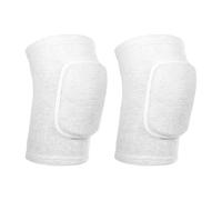 JIYIN 1 Pair Elbow Pads with Thicken Sponge Pad, White Breathable Protective Volleyball Elbow Pads Fitness Arm Knee Protector Volleyball Sponge Support for Kids Men Women Elderly