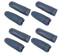 JIYIN 4 Pairs Leather Finger Protector, Needle Felting Knitting Finger Protector Embroidery Crochet Finger Protector, Finger Guards for Hand Craft Hand Sewing (Random Color)