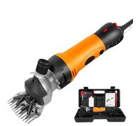 JIYINGHUI 2025 Upgraded Electric Sheep Shears,1000W Professional Sheep Clippers,6 Speed Heavy Duty Shearing Clipper, Animal Grooming Clippers for Sheep Alpacas Goats and Thick Coat Animals 5pieces