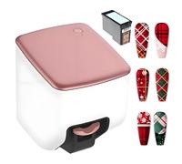 JIYINGHUI Professional Nail Printer Machine for Salon, Commercial 3D Nail Art Printer with 600 Nails/Cartridge, High-Precision Design for Artists & Businesses