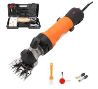 JIYINGHUI Professional Sheep Shears 1000W, Electric Sheep Clippers, Farm Livestock Grooming Kit, 6 Speed Heavy Duty Electric Shears for Thick Coat Animals Sheep Alpacas Goats With Storage Bag 5pieces