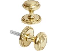 Jiyo.Outdoor Georgian mortice knobs 60mm, Gold