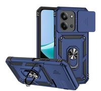 Jiyu Case Compatible with Xiaomi Redmi 15C, Camera Protection Mobile Phone Case, 360 Degree Ring Holder Case, Military Mobile Phone Cases, Tough Armor Cover, Shockproof Hybrid Bumper Protective Case