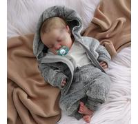 JIZHI Reborn-Baby Doll Boy 17 Inch Realistic Full Vinyl Newborn
