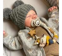 JIZHI Reborn-Baby Doll Boy 17 Inch Realistic Full Vinyl Newborn