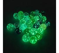 JIzian 10Pcs Gold Marbles Glow in The Dark Marbles for Glass Ball Luminous Runs for Marble Games DIY and Home Decoration Dice, Ornamental (12mm/0.47in)