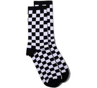 JIzian 1Pair Fashion Harajuku Trends Checkerboard Socks Geometric Checkered Socks Hip Hop Cotton Unisex Print Skateboard Soks Easy to Wear, Novelty and More, Girls' Clothing