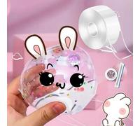 JIzian 1Set Transparent Creative Nano Tape Bubbles, Double Sided Nano Tape Elastic Bubble DIY Craft Kit, DIY Multiple Play Methods Intellectual Development Kneading Toys for Party Supplies