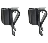 JIzian 2Pcs Golf Club Holder, Golf Club Bag Accessories, Golf Club Bag Clips Holder Organizer Value Durable Plastic Black Putting Clip for Men Women Golfer Golf Accessories