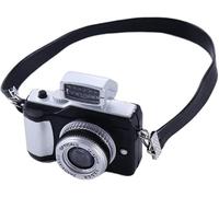 JIzian Miniature Camera 1:4 Scale Mini Camera Prop Mini Camera Ornament Vintage Camera Model Digital Decoration Accessories Photography Props