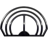 JIzian Modern Hat Brim Bender, Plastic Dual Slots Design Perfect Hat Curving Band, Practical Convenient Hat Shaper for Baseball Caps Black