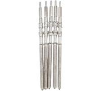 Jizlan 5 Pcs Silver Movement Watch Steel Stem Crown Kit Watch of Parts for NH35 NH36 NH38 NH39 Movement Stem Spare Parts Kits Accessories Repair Tools, Silver, Repair Kit