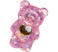 Jizlan Pink Bear Mobile Phone Finger Stand Cute Bear Doll Phone Holder Support Comfortable Grip Anti-Slip Creative Flexible,Cell Phones Accessories