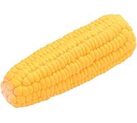 Jizlan Yellow Corn Shape Pet Dog Puppy Latex Squeaky Bite-Resistant Interactive Play Chew Toy Pet Supplies Dog Toy, Aggressive Chewers for Small/Medium/Large