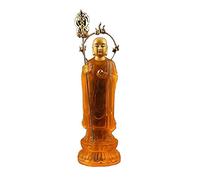 Jizo Bodhisattva Buddha Statue, Resin Ornaments, God of Wealth Living Room Home Decoration Craft