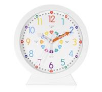 JIZZU 2 in 1 Kids Wall Clock/Table Clock, 6.5 Inch Alarm Clock