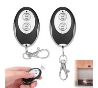 JIZZU 2PCS Duplicator Remote Garage Door Remotes,433.92 MHz Wireless Remote Control Handheld Transmitter for Car, Warehouse Door, Road Gate, Lamps(2Pack)