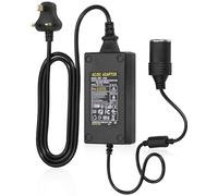 JIZZU 60W 5A Power Supply Adapter, Cigarette Lighter Voltage Converter Power Adapter, AC 100V 240V Converter to DC 12V 5A, Universal Car Charger Power Supply for Car Vacuum Cleaner, Cars Fridge