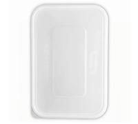 JJ Food Service 10 Pack Clear Plastic Food Storage Containers 650ML | Plastic Takeaway Food Containers with Lids Microwave, Freezer