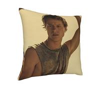 Jj from Outer Banks Velvet Throw Pillow Covers Cozy Velvet Square Throw Pillowcases Home Decor for Bed Couch Sofa Living 45cmx45cm